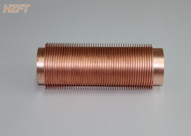 Ребристая труба сопротивляемости при колебательном движении медная на промышленные боилеры 0,3 | толщина ребра 0.5mm